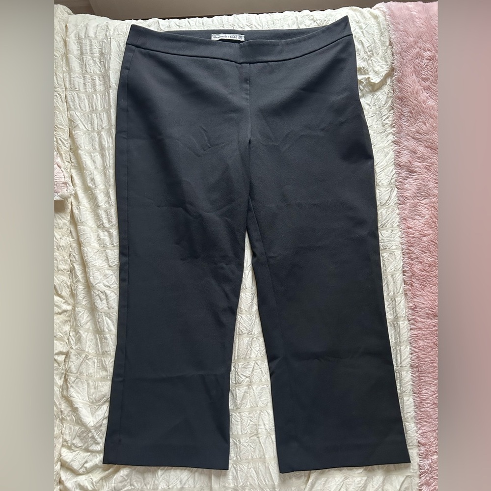 Abercrombie & Fitch Black Trousers